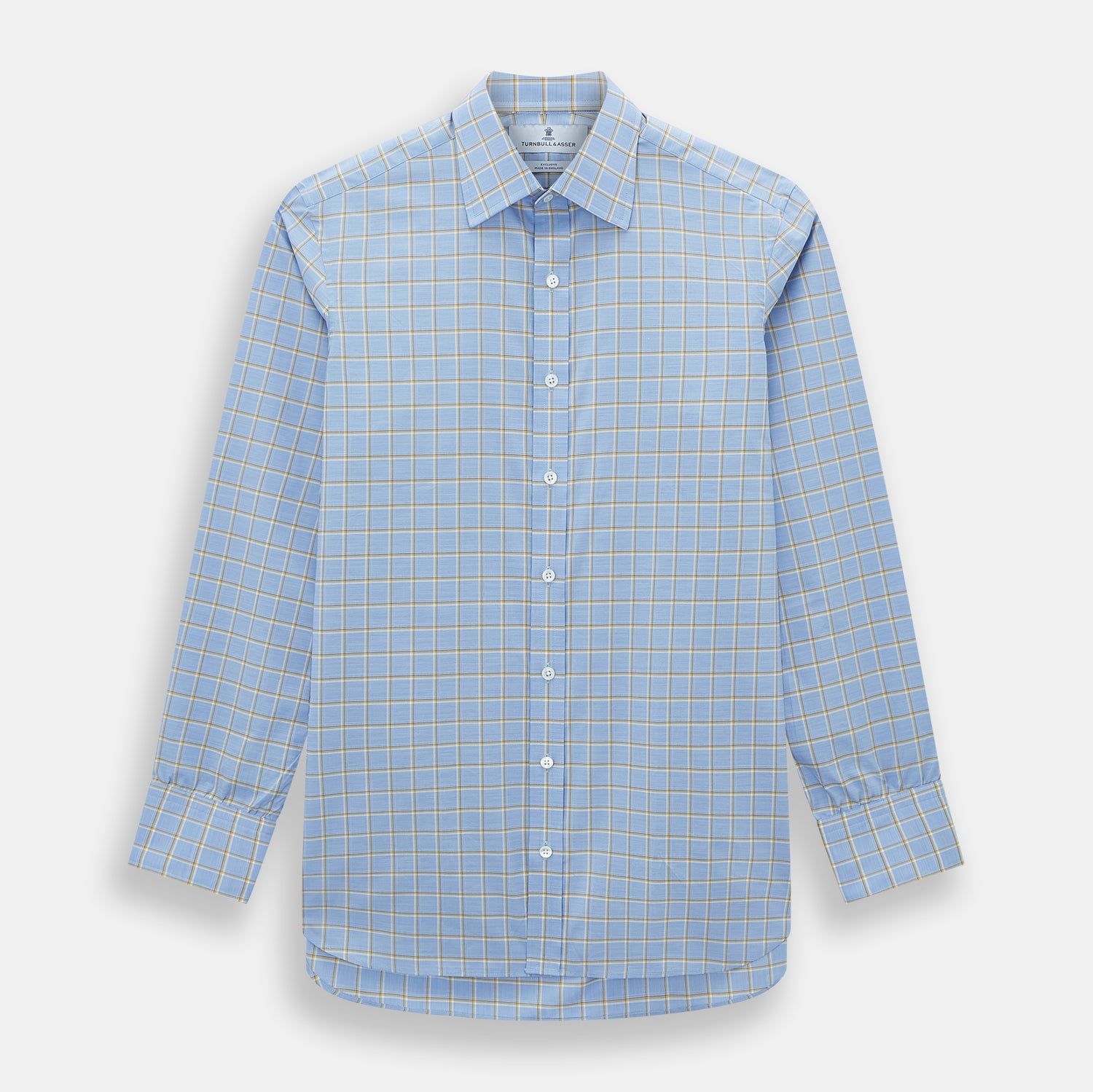 And Yellow Windowpane Mayfair Shirt