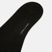 Dark Mid Length Socks