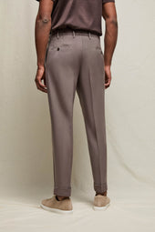 Pantalone MILES tinto capo marrone taupe