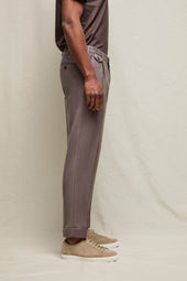 Pantalone MILES tinto capo marrone taupe