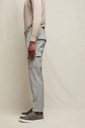 Pantalone DIZZY in lana grigio minerale