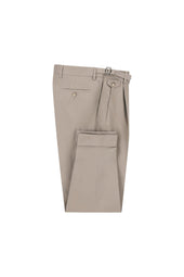 Pantalone HERBIE in cotone grigio tortora