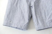 Fujito Wide Easy Shorts Navy Stripe Directors Web Shop Powered By Base