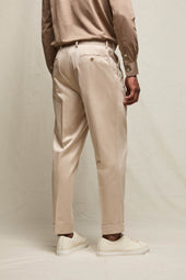 Pantalone Jaco in cotone sabbia