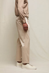 Pantalone Jaco in cotone sabbia