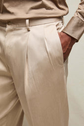 Pantalone Jaco in cotone sabbia