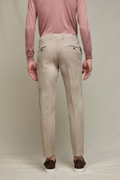 Pantalone ELTON tinto capo beige