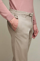 Pantalone ELTON tinto capo beige