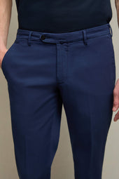 Pantalone ELTON tinto capo blu navy