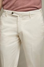 Pantalone ELTON in cotone avorio