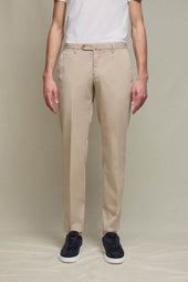Pantalone ELTON tinto capo sabbia