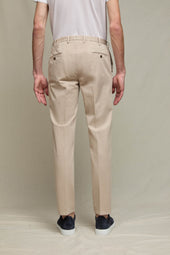 Pantalone ELTON tinto capo sabbia