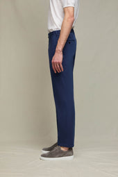 Pantalone ELTON tinto capo blu oceano