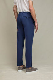 Pantalone ELTON tinto capo blu oceano
