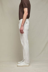 Pantalone MICHAEL tinto capo bianco