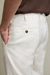 Pantalone MICHAEL tinto capo bianco