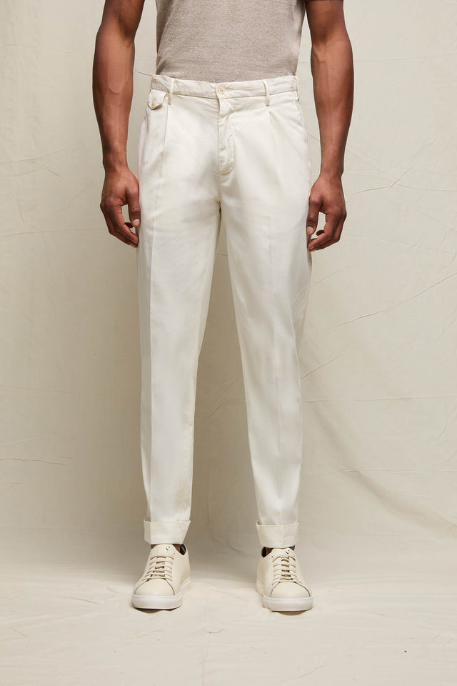 Pantalone MILES tinto capo bianco
