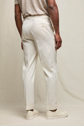 Pantalone MILES tinto capo bianco
