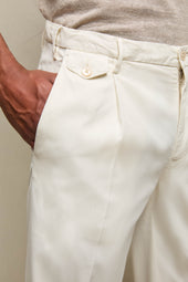 Pantalone MILES tinto capo bianco