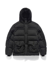 ALPINE TECH HOODED DOWN PARKA / BLACK