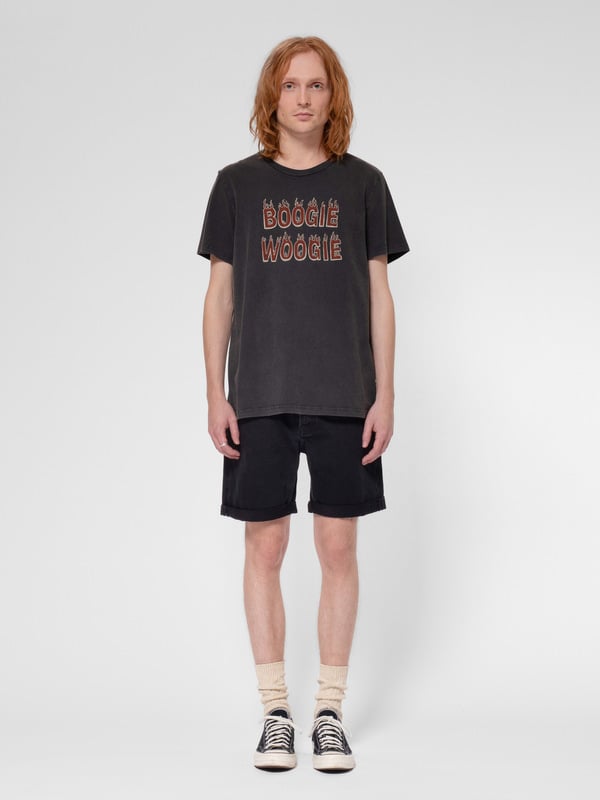 Josh Denim Shorts Aged Black