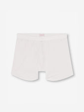 Men's Trunks Jack Pima Cotton Stretch White