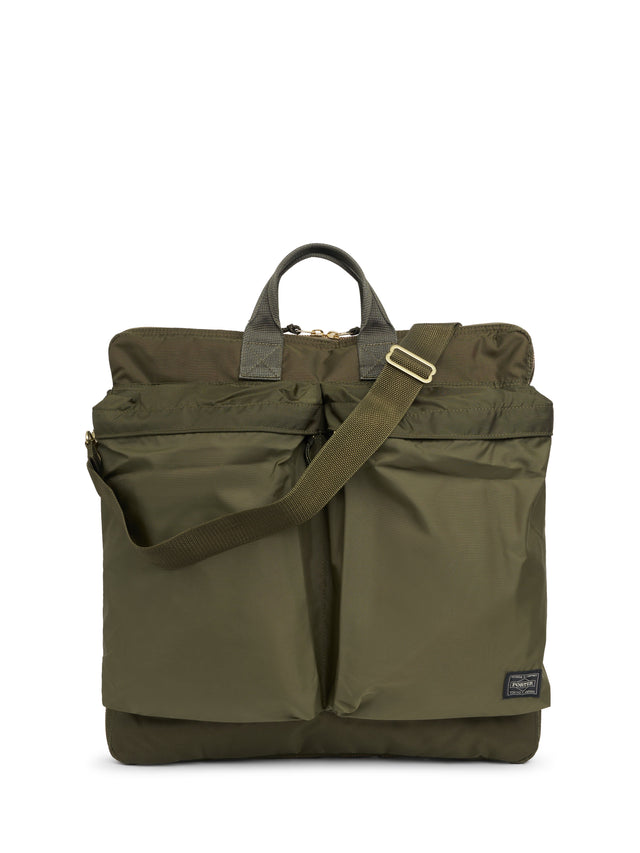 Porter-Yoshida & Co Force 2-Way Helmet Bag Olive Green