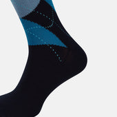 Check Mid Length Socks