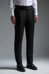 Casalnuovo Pleated Tuxedo Trouser