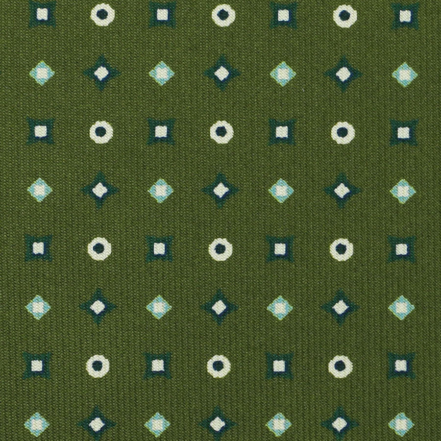Floral Printed Silk Bespoke Tie