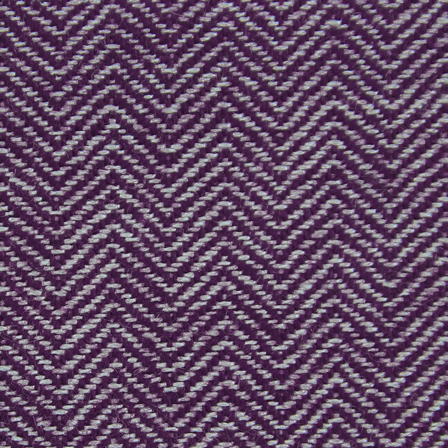Herringbone Cashmere Bespoke Tie Purple