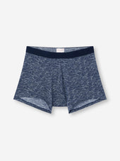 Men's Boxer Briefs Cotton Navy Blue Night Sky Print
