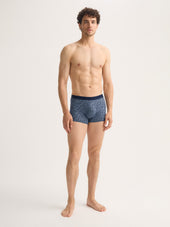Men's Boxer Briefs Cotton Navy Blue Night Sky Print