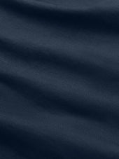 Men's Boxer Briefs Pima Cotton Stretch Navy Blue with Rose Motif Band