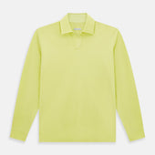 Lime Green Rugby Polo Shirt