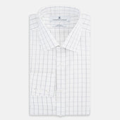 Blue Hairline Multi Stripe Mayfair Shirt