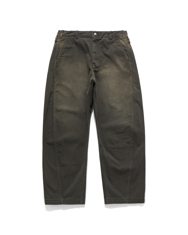 CINCH BACK CURVED PANTS / VINTAGE CHARCOAL