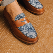 The Jack Penny Loafer In Washed Floral