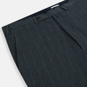Green Striped Edmund Trousers