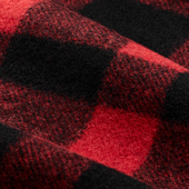 Mackinaw Wool Vest - Red/black Plaid