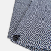 Herringbone Silk And Linen Neck Warmer