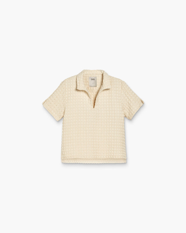 Ecru Jaffa Waffle Shirt