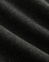 Luxe Merino Double-Knit Sweater | Heather Charcoal