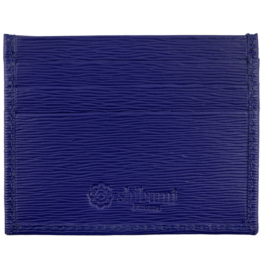Calfskin Leather Credit Card Case