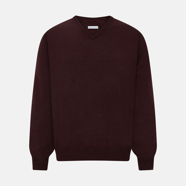 Fine Merino V Neck Jumper