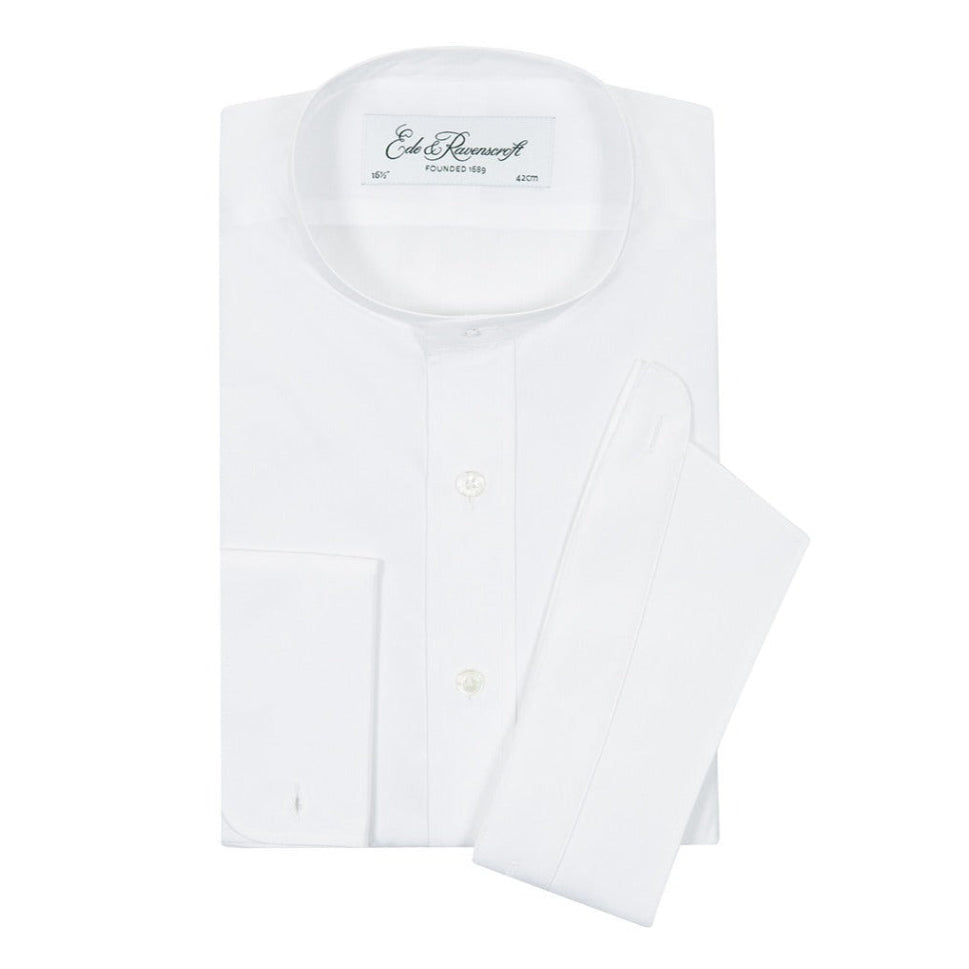 Anton White Poplin Cotton Tunic Shirt