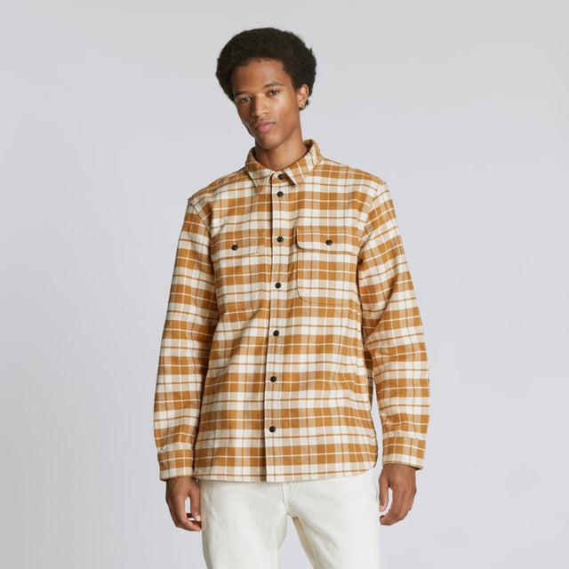 The Heavyweight Overshirt | Uniform | Golden Brown / Parchment
