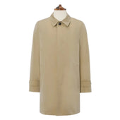 Sheridan Beige Cotton Blend Raincoat