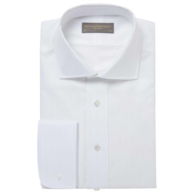 ANGUS WHITE HERRINGBONE SHIRT
