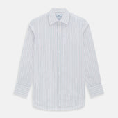 Pink and Blue Wide Pinstripe Mayfair Shirt